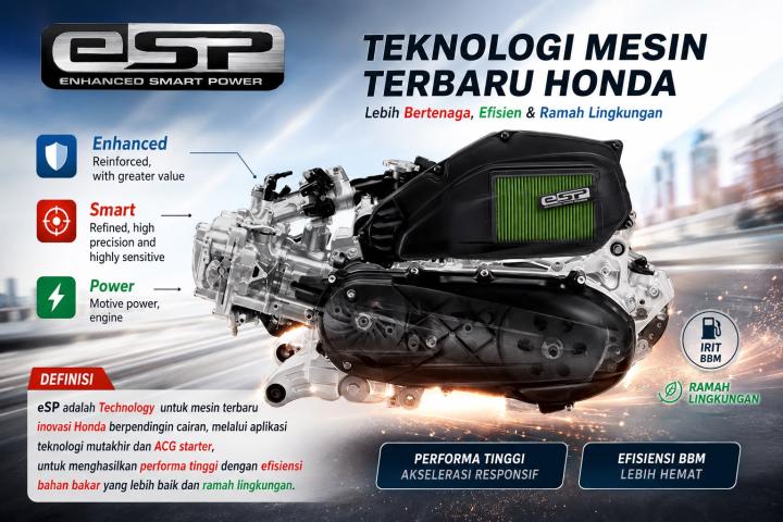 Kenali Teknologi eSP Honda, Astra Motor Natar Berikan Edukasi kepada Konsumen